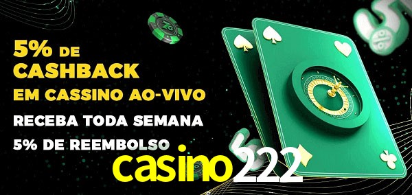 Promoções do cassino ao Vivo casino222